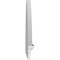 Ekena Millwork Segment Arch 3 Spoke Architectural Grade PVC Combination Pediment, 82"W x 27-3/8"H x 2-3/4"P PEDPC082X275SEG03 - alternate 5